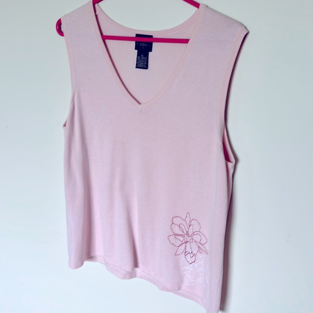 Tailor B.Moss Pink Tank Top size xl